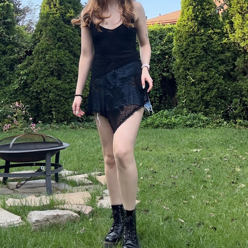 vintage le chateau crochet top